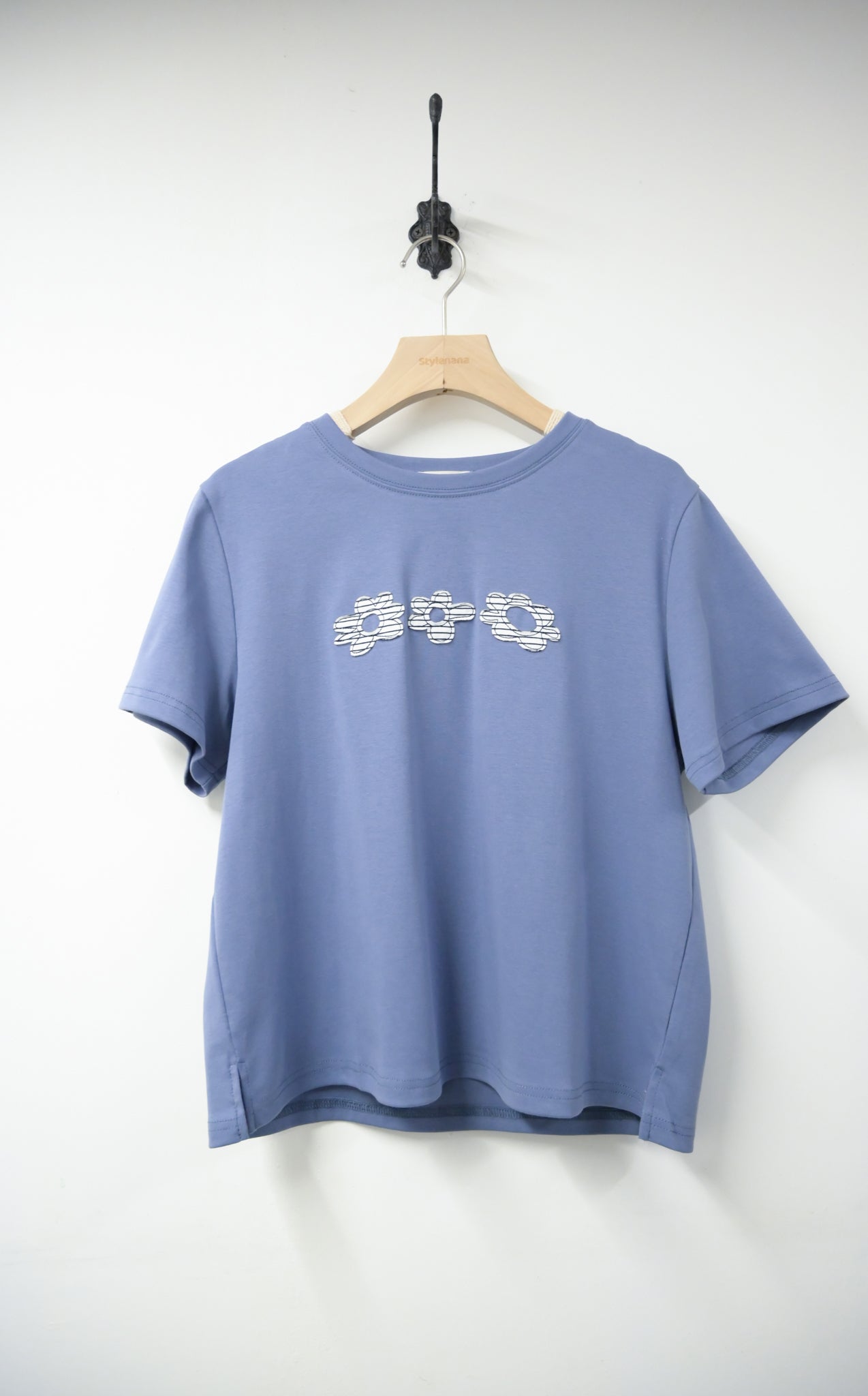 花花圖案COTTON TEE 2色入 S50504