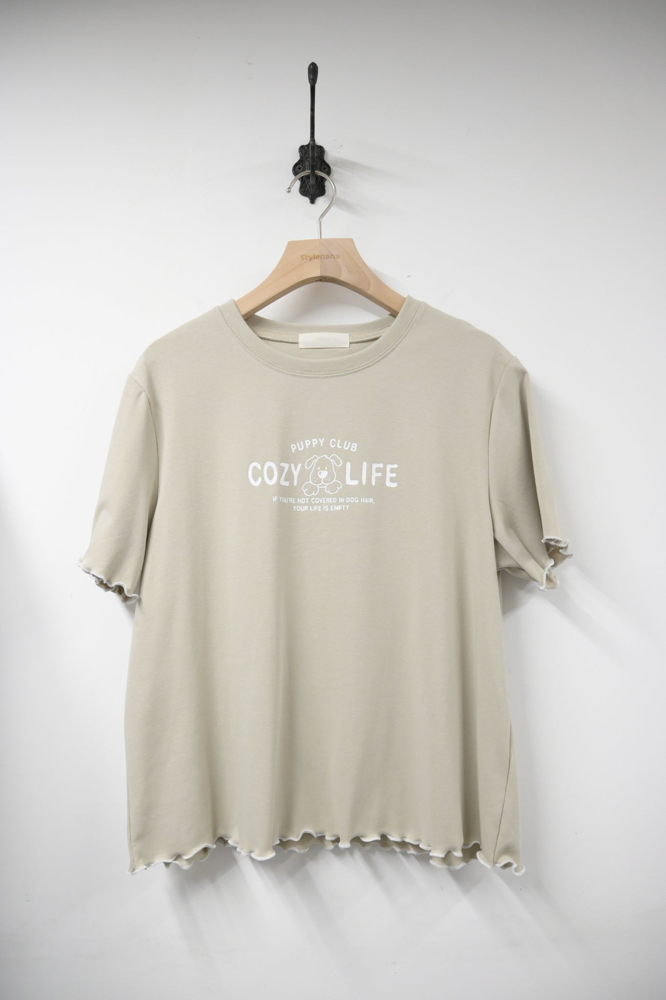 夏季・COZY LIFE 狗仔Tee 3色入 1S50638