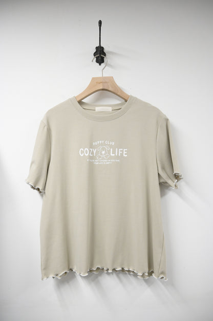 夏季・COZY LIFE 狗仔Tee 3色入 1S50638