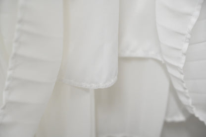 百褶雪紡半身裙 3色入 S60530