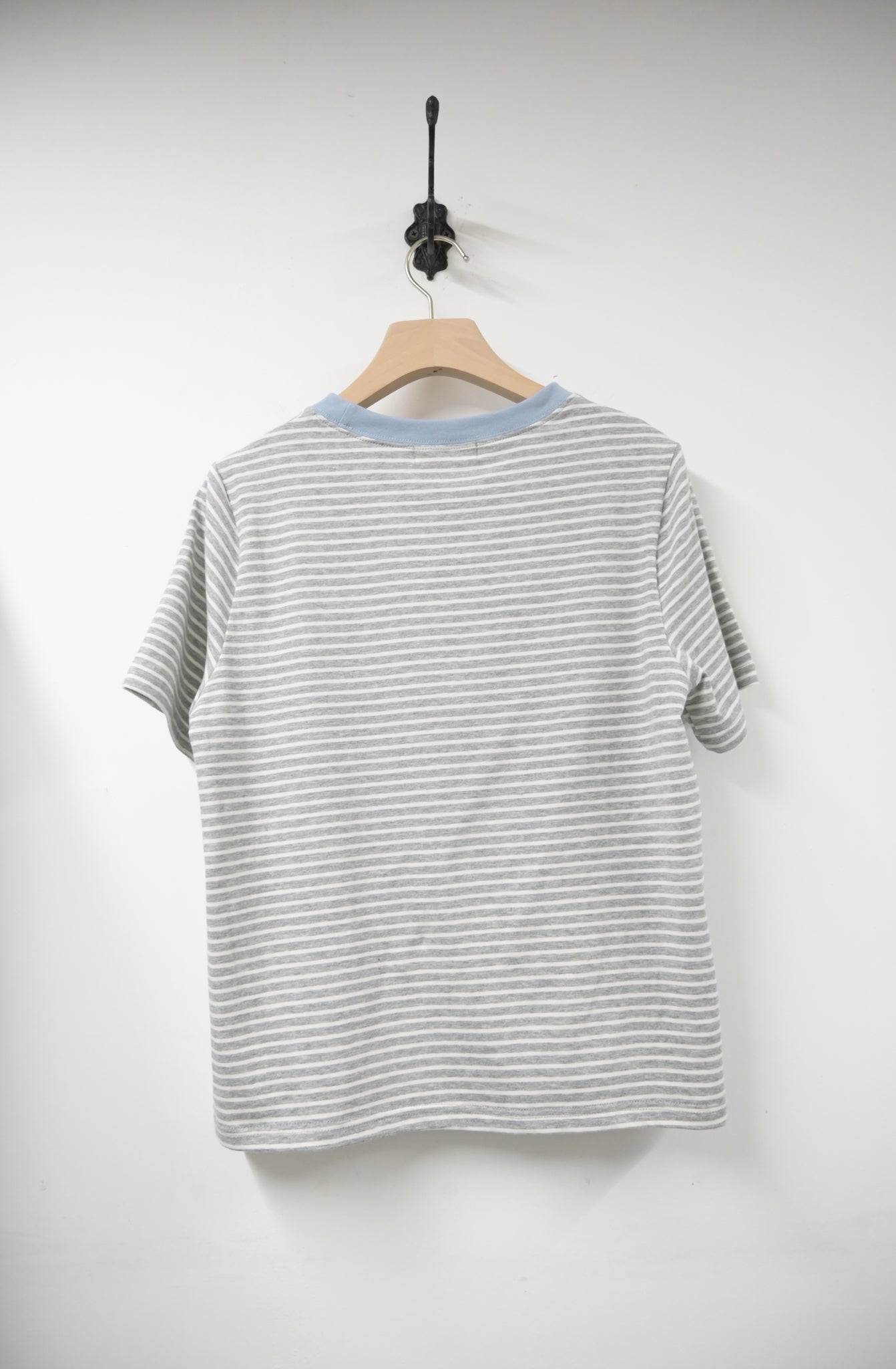 夏季・撞色邊橫暗Tee 2色入 1S50708