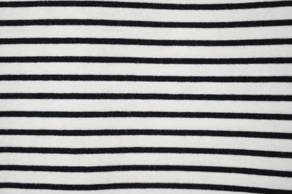 夏季・撞色邊橫暗Tee 2色入 1S50708