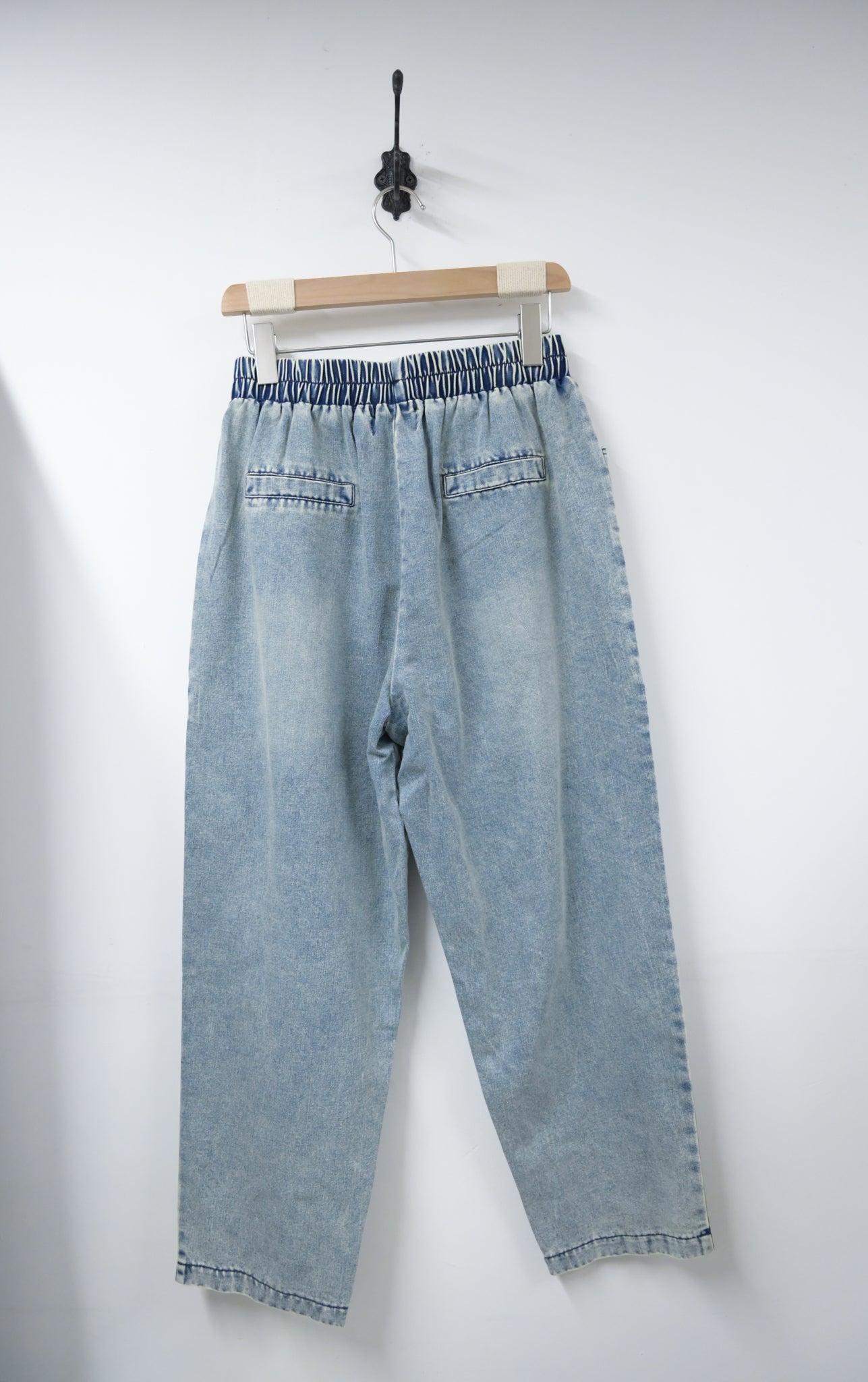 夏季・洗水色修腳牛仔褲 1色入 1S70711