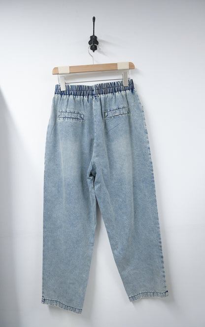 夏季・洗水色修腳牛仔褲 1色入 1S70711