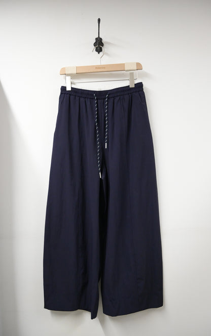 夏季・拼色腰風褸料彎刀褲 2色入 1S60716