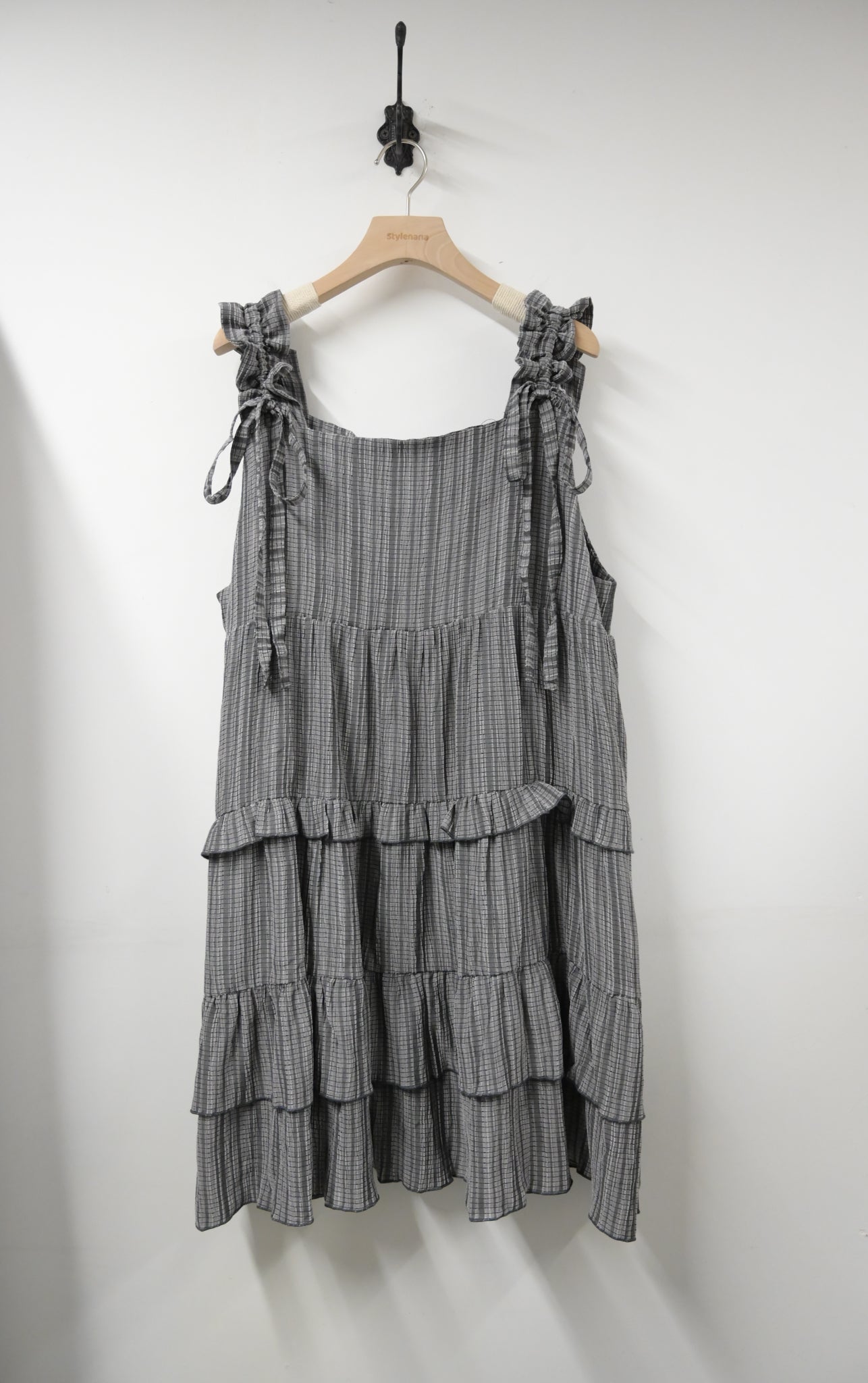 夏季・索索肩帶層層蛋糕裙 2色入 1S10721
