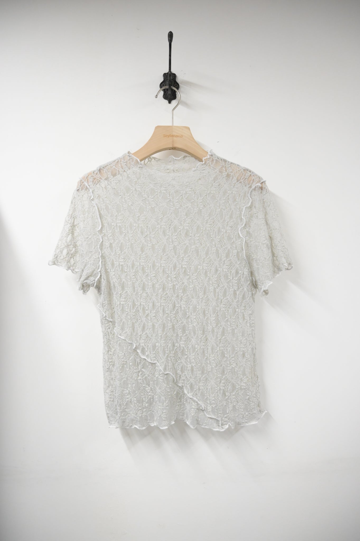 夏季・綑邊透視Lace上衣 2色入 1S10726