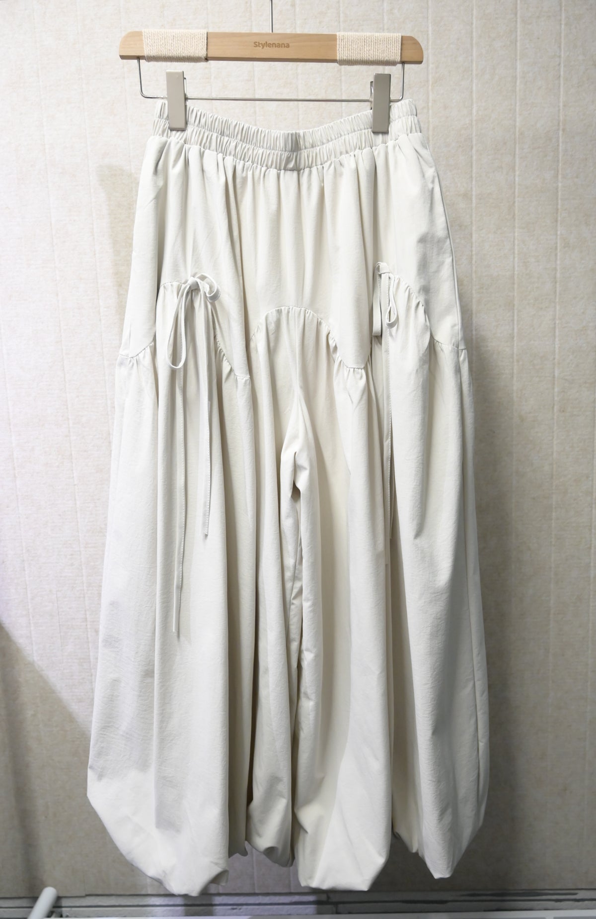 夏季・蝴蝶結泡泡長褲 2色入 1S60806