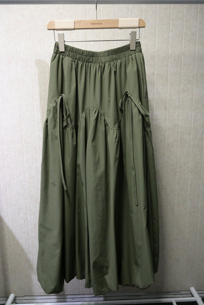 夏季・蝴蝶結泡泡長褲 2色入 1S60806