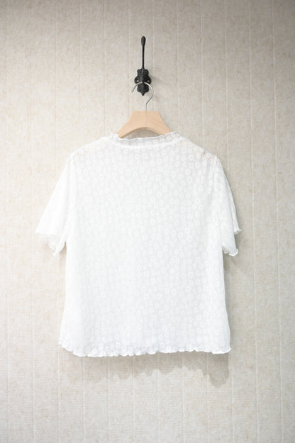 夏季・透視花仔上衣 2色入 1S10811
