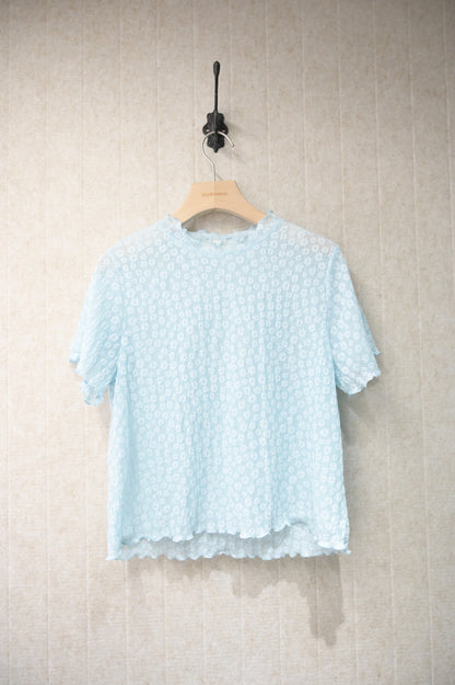 夏季・透視花仔上衣 2色入 1S10811