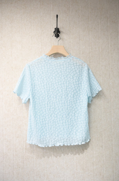 夏季・透視花仔上衣 2色入 1S10811