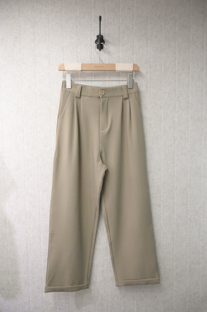 夏季・皺褶修腳西褲 2色入 1S70815