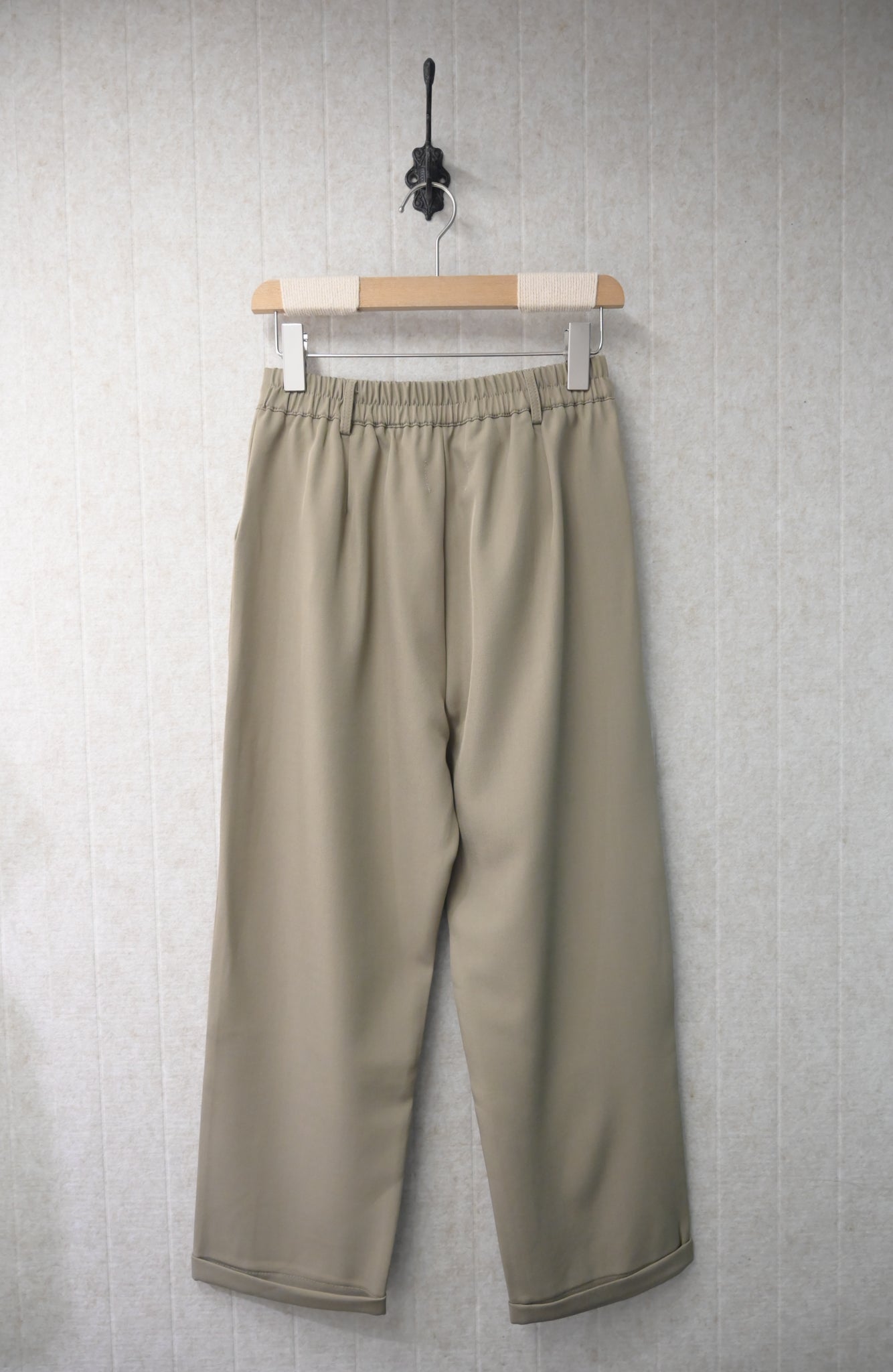 夏季・皺褶修腳西褲 2色入 1S70815