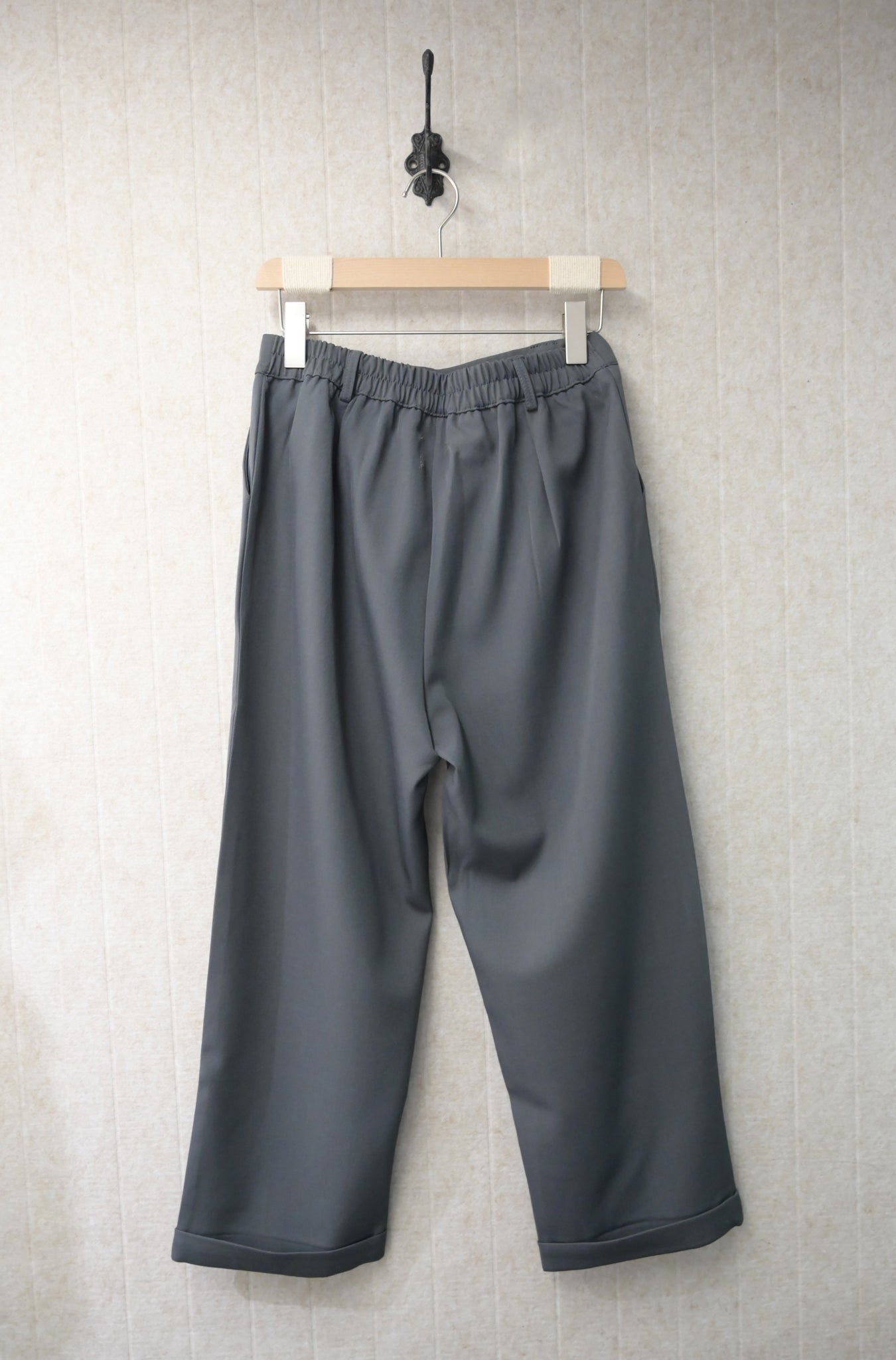 夏季・皺褶修腳西褲 2色入 1S70815