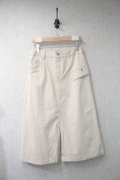 夏季・明線前開差A字裙 2色入 1S30814