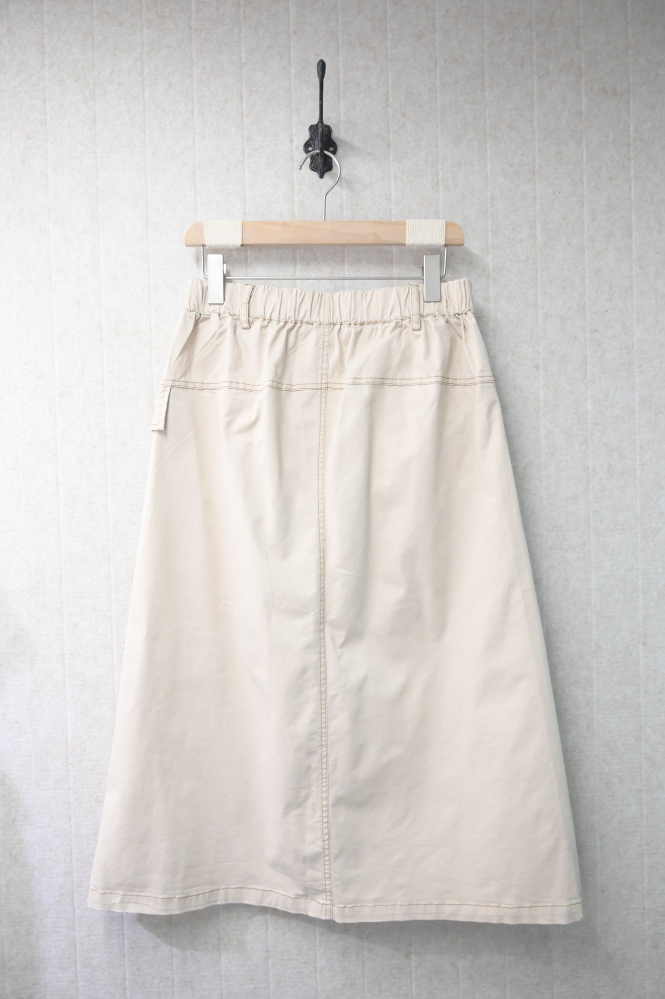 夏季・明線前開差A字裙 2色入 1S30814
