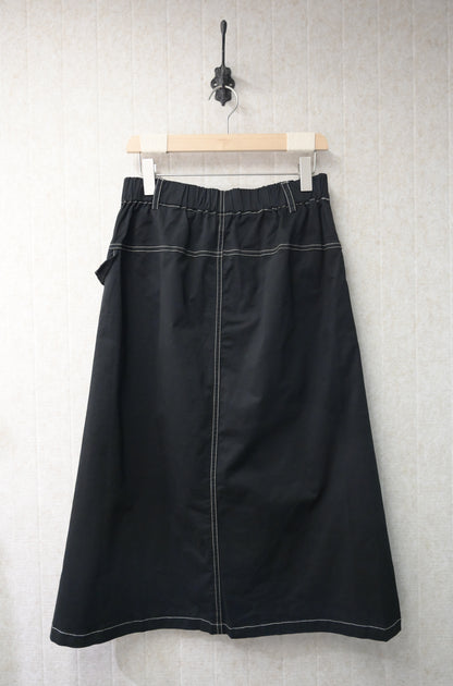 夏季・明線前開差A字裙 2色入 1S30814