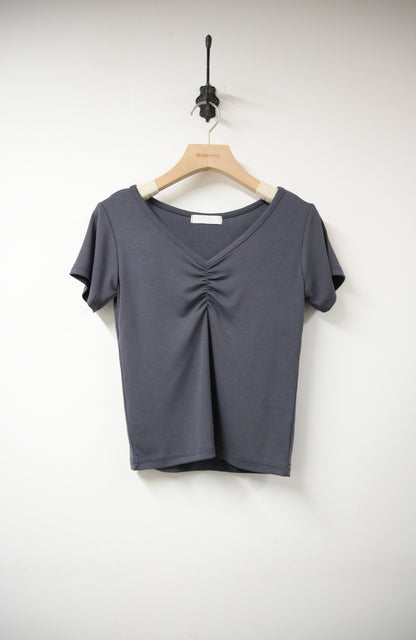 KR直送 抓胸超彈親膚棉Tee 3色入 S90619