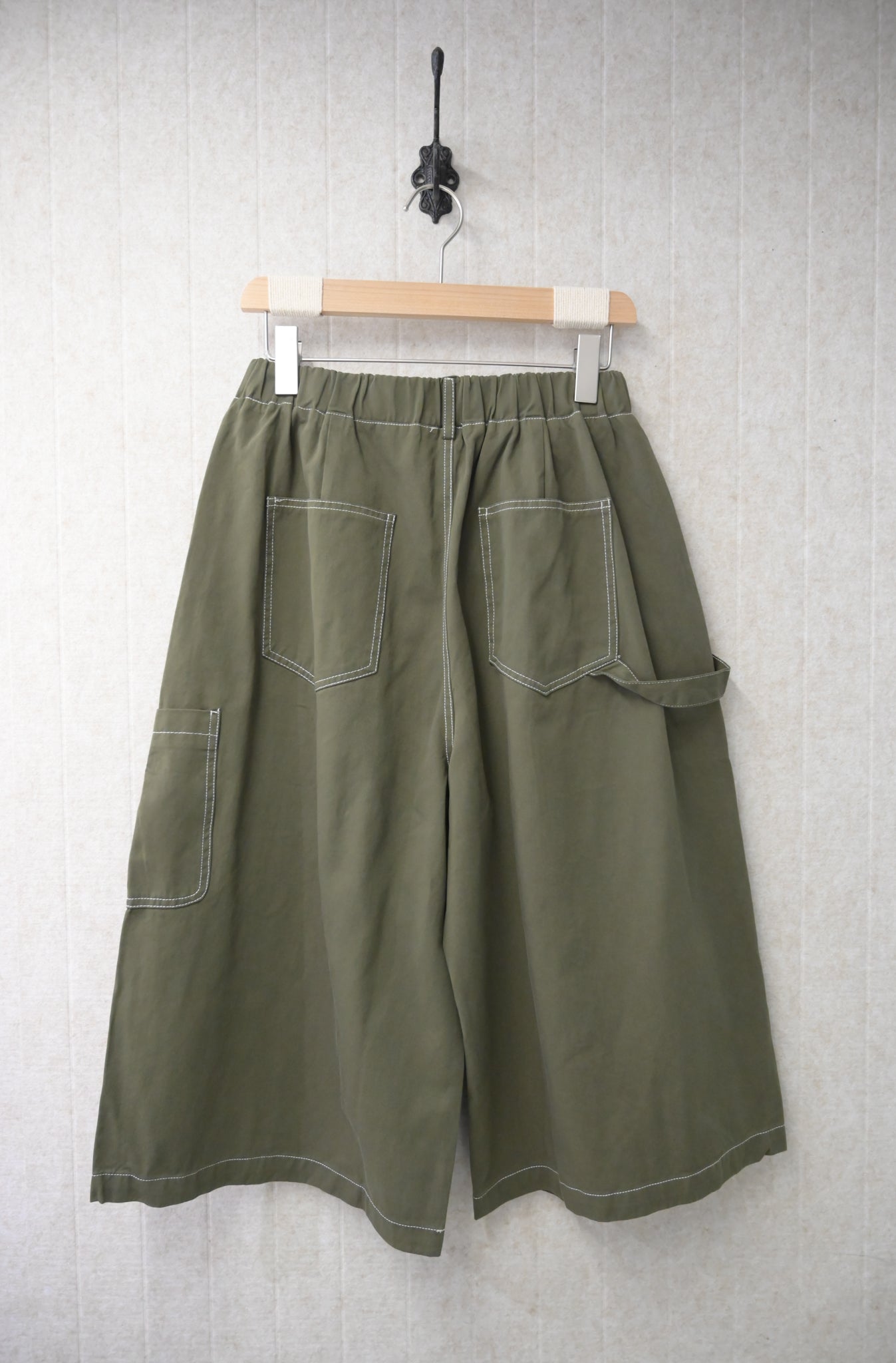 夏季・明線寬鬆七分褲 3色入 1S30820