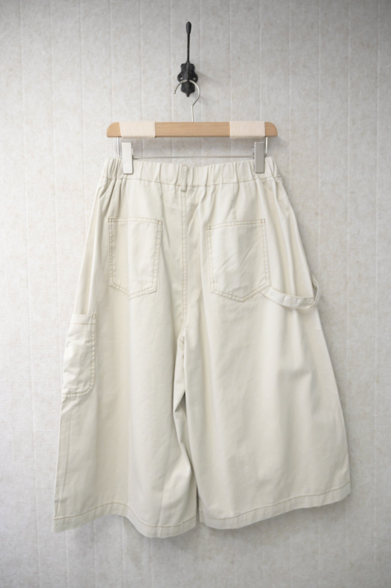 夏季・明線寬鬆七分褲 3色入 1S30820