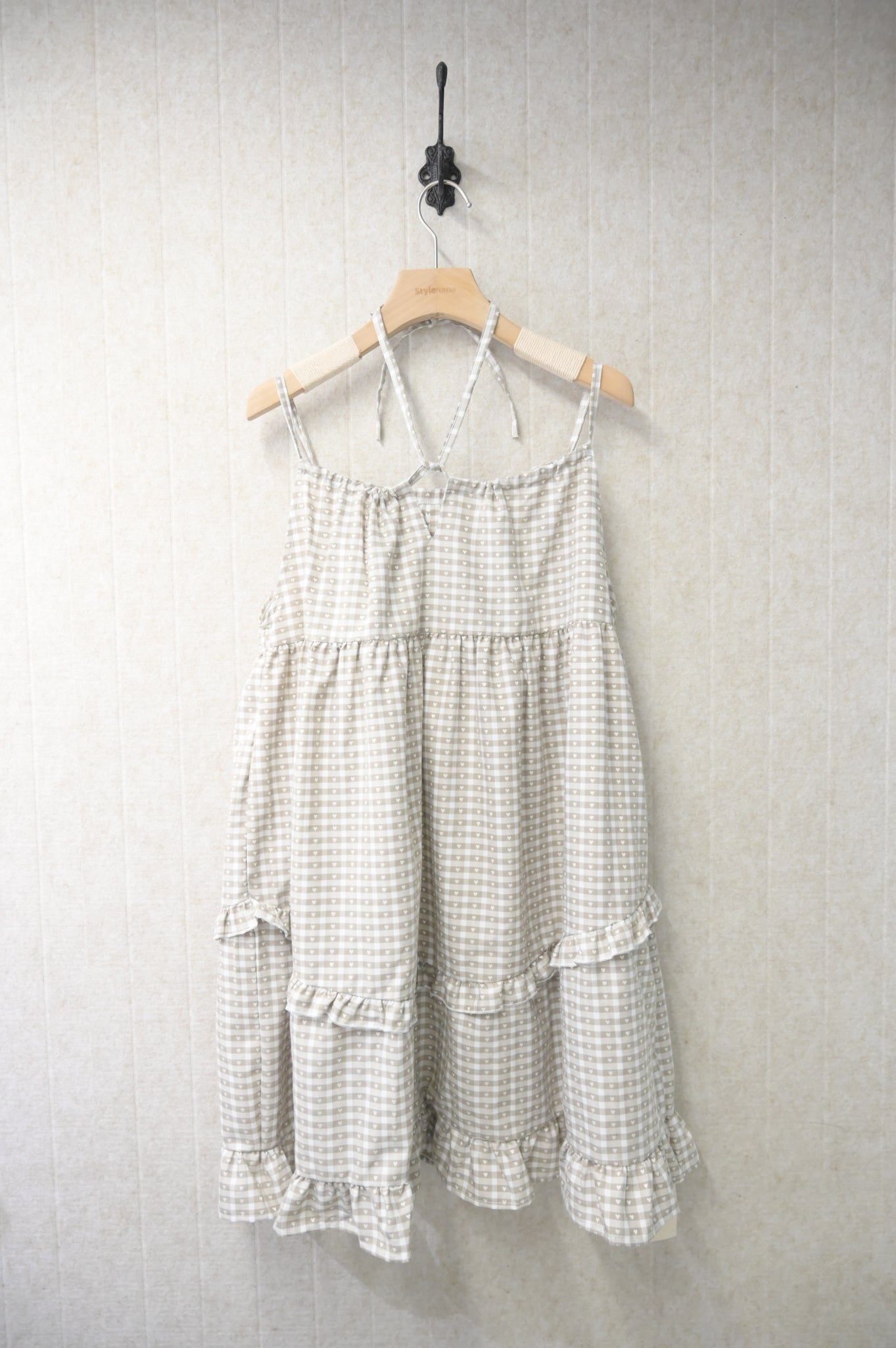 夏季・心心吊帶娃娃裙 2色入 1S10823