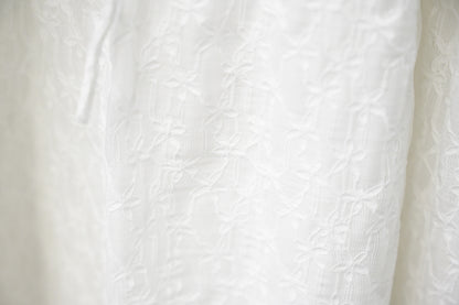 夏季・束繩層層Ruffles重工LACE裙 1S10821