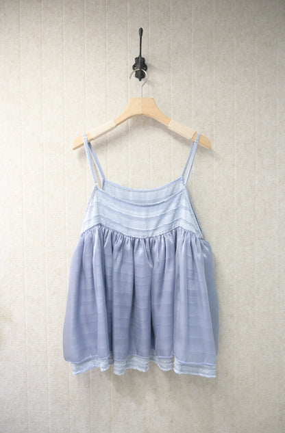 夏季・緞面質感吊帶上衣 2色入 1S10837