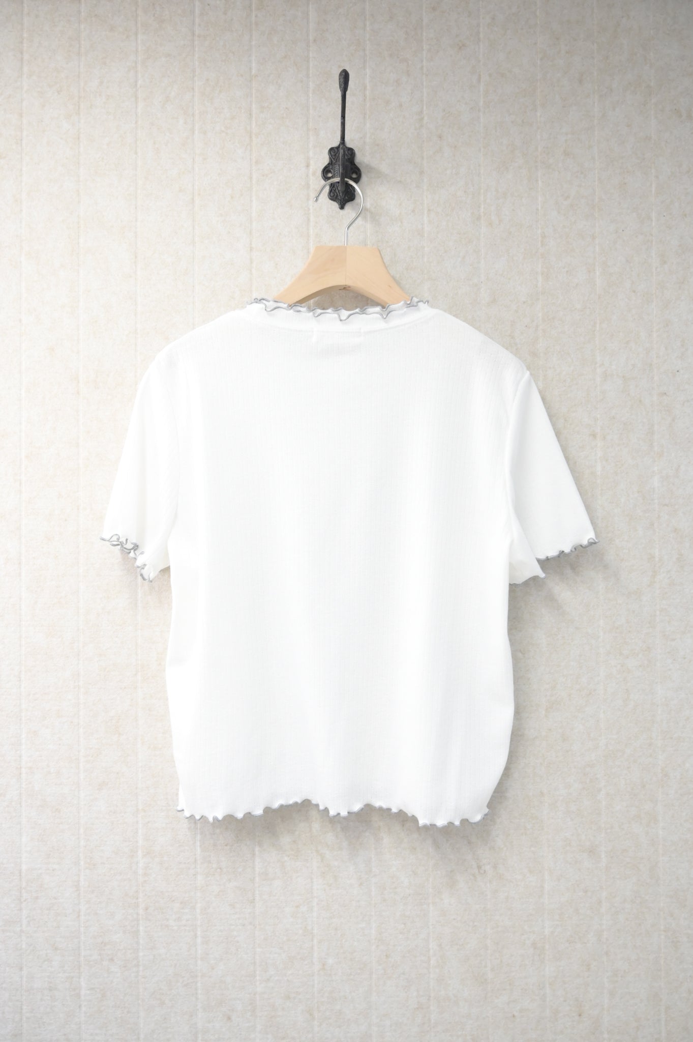 夏季・撞色邊彈性薄Tee 3色入 1S50836