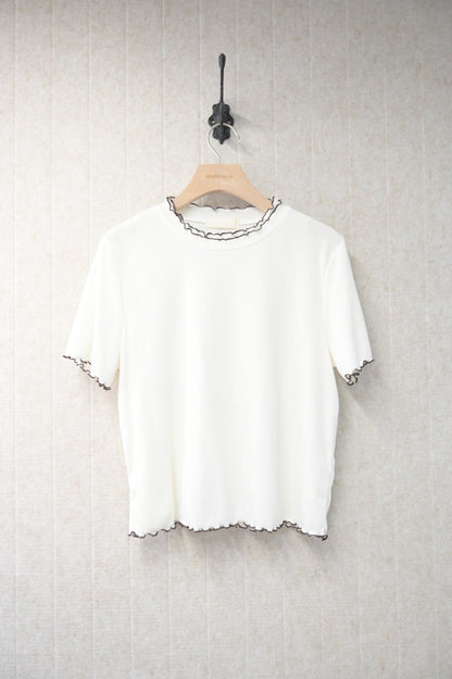 夏季・撞色邊彈性薄Tee 3色入 1S50836