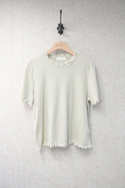 夏季・撞色邊彈性薄Tee 3色入 1S50836