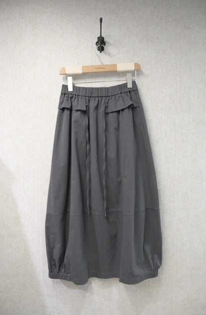 初秋・假綁帶泡泡半身裙 2色入 1S60906