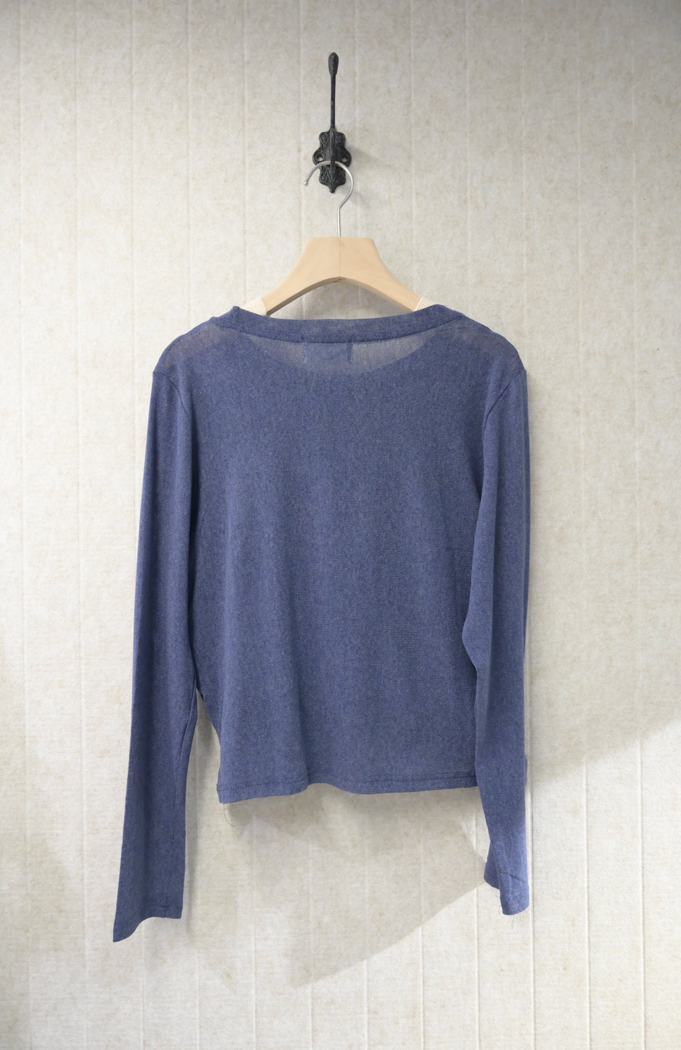 初秋・假兩件Ruffles薄長袖 3色入 1S70910