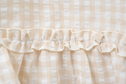 Ruffle綑邊格仔背心 2色入 S50710
