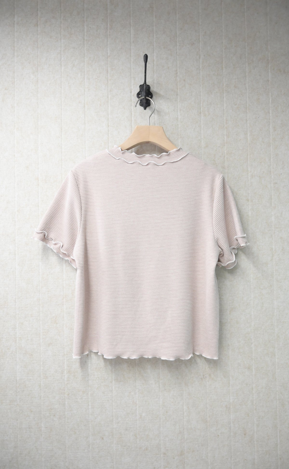 初秋・木耳邊窩夫上衣 5色入 1S50918