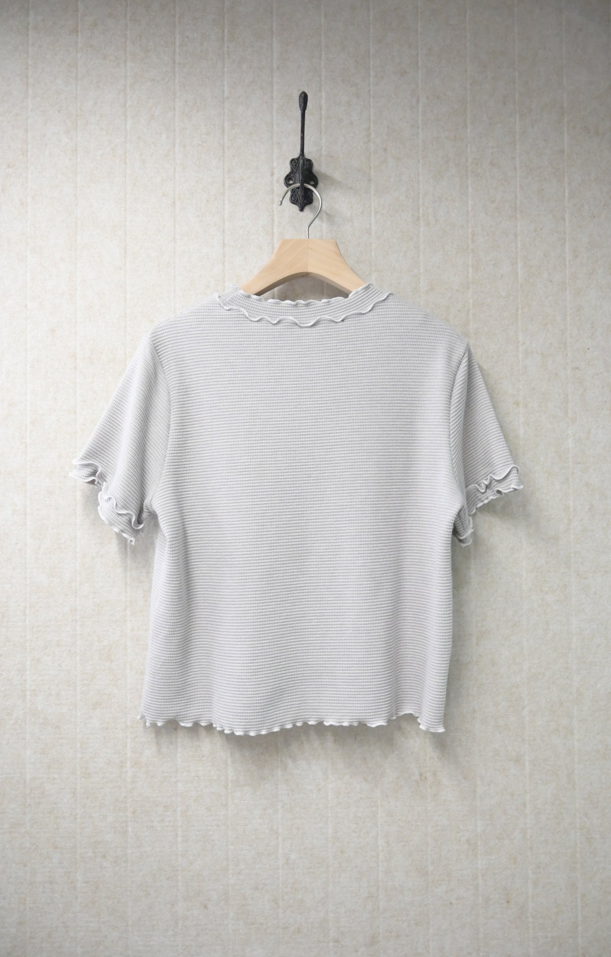 初秋・木耳邊窩夫上衣 5色入 1S50918