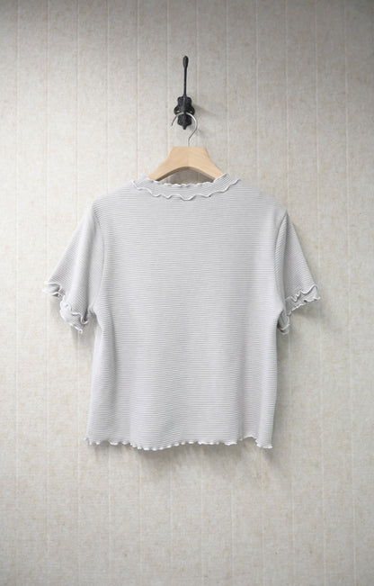 初秋・木耳邊窩夫上衣 5色入 1S50918