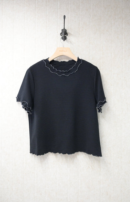 初秋・木耳邊窩夫上衣 5色入 1S50918