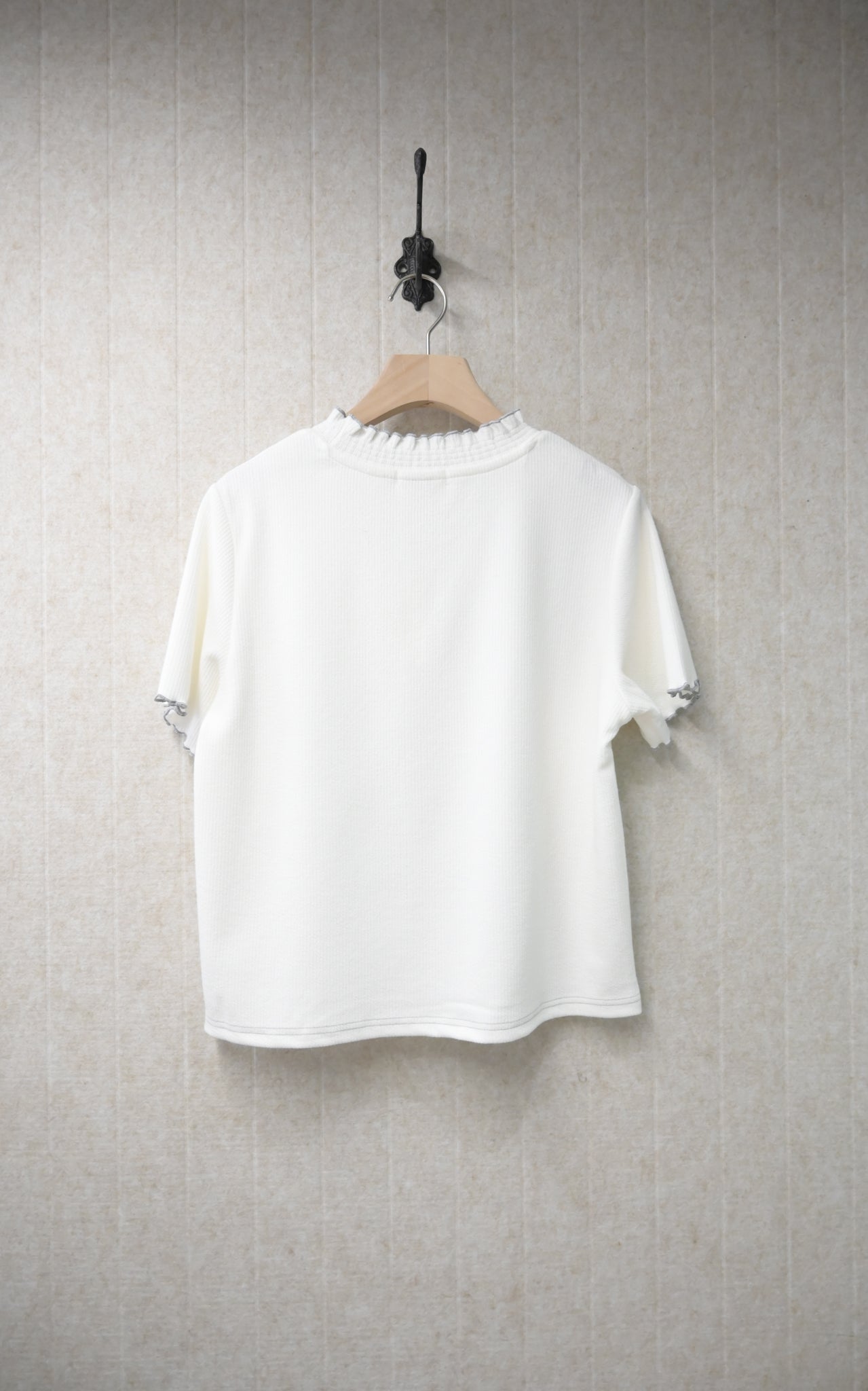 初秋・親膚暗直紋上衣 3色入 1S10920