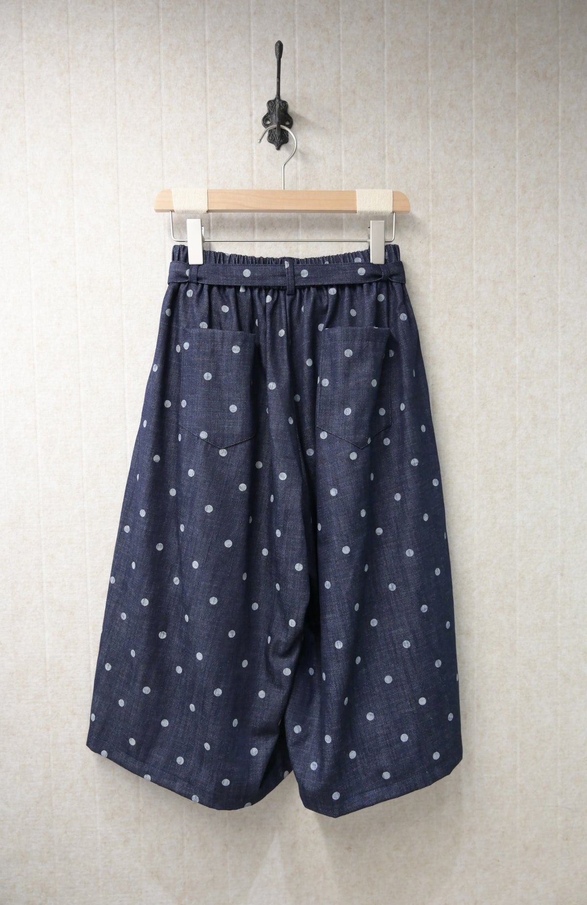 初秋・波點斷帶全橡筋七分褲 2色入 1S60917