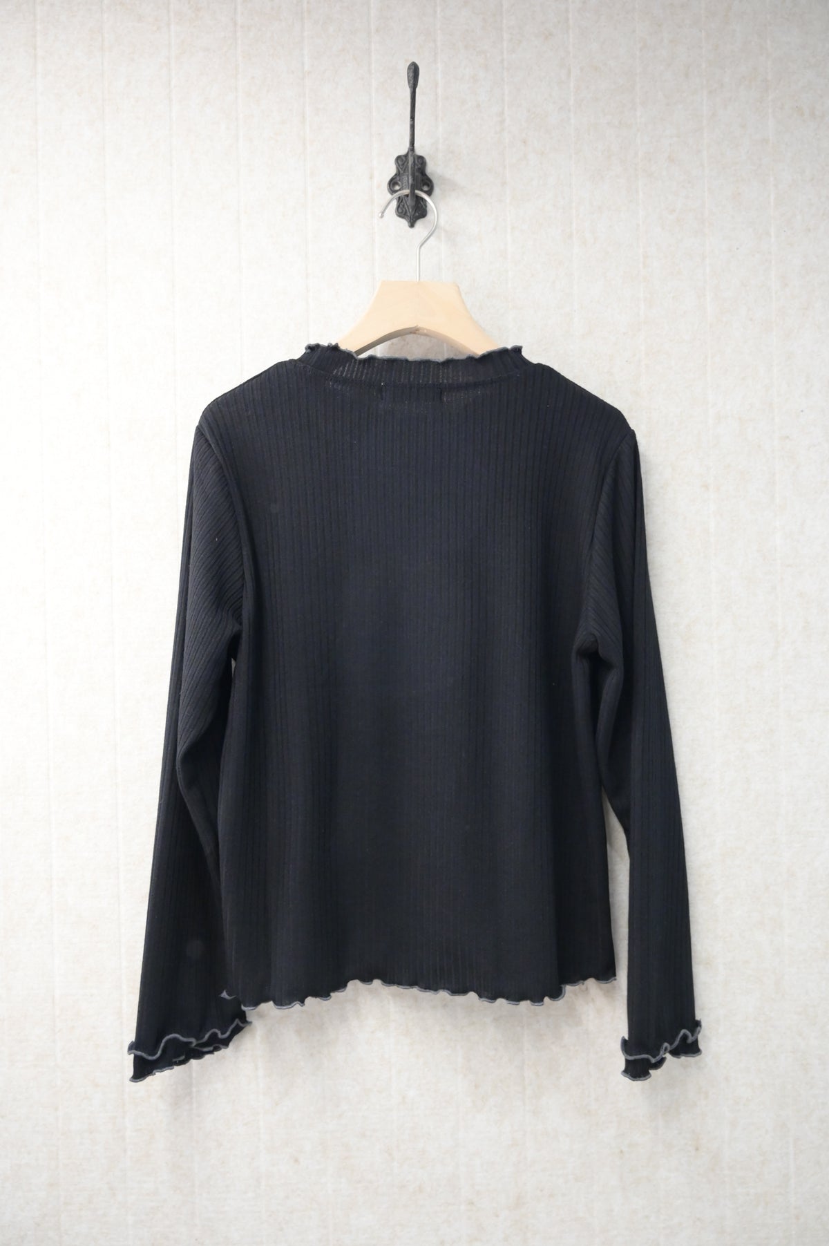 初秋・Ruffles親膚長袖上衣 4色入 1S50925