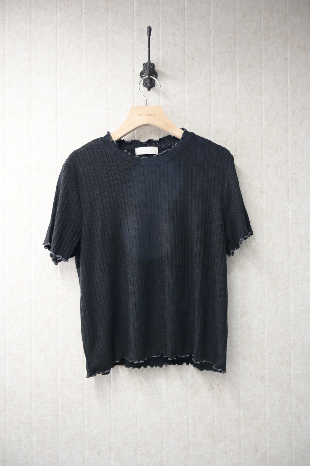 初秋・提花親膚上衣 4色入 1S50926
