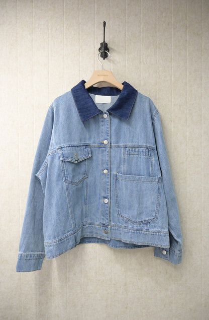 初秋・Oversized 男友風牛仔褸 1S70931
