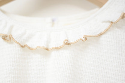 Ruffle BB領粒粒上衣 4色入 S10729