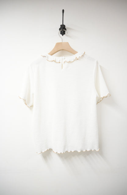 Ruffle BB領粒粒上衣 4色入 S10729