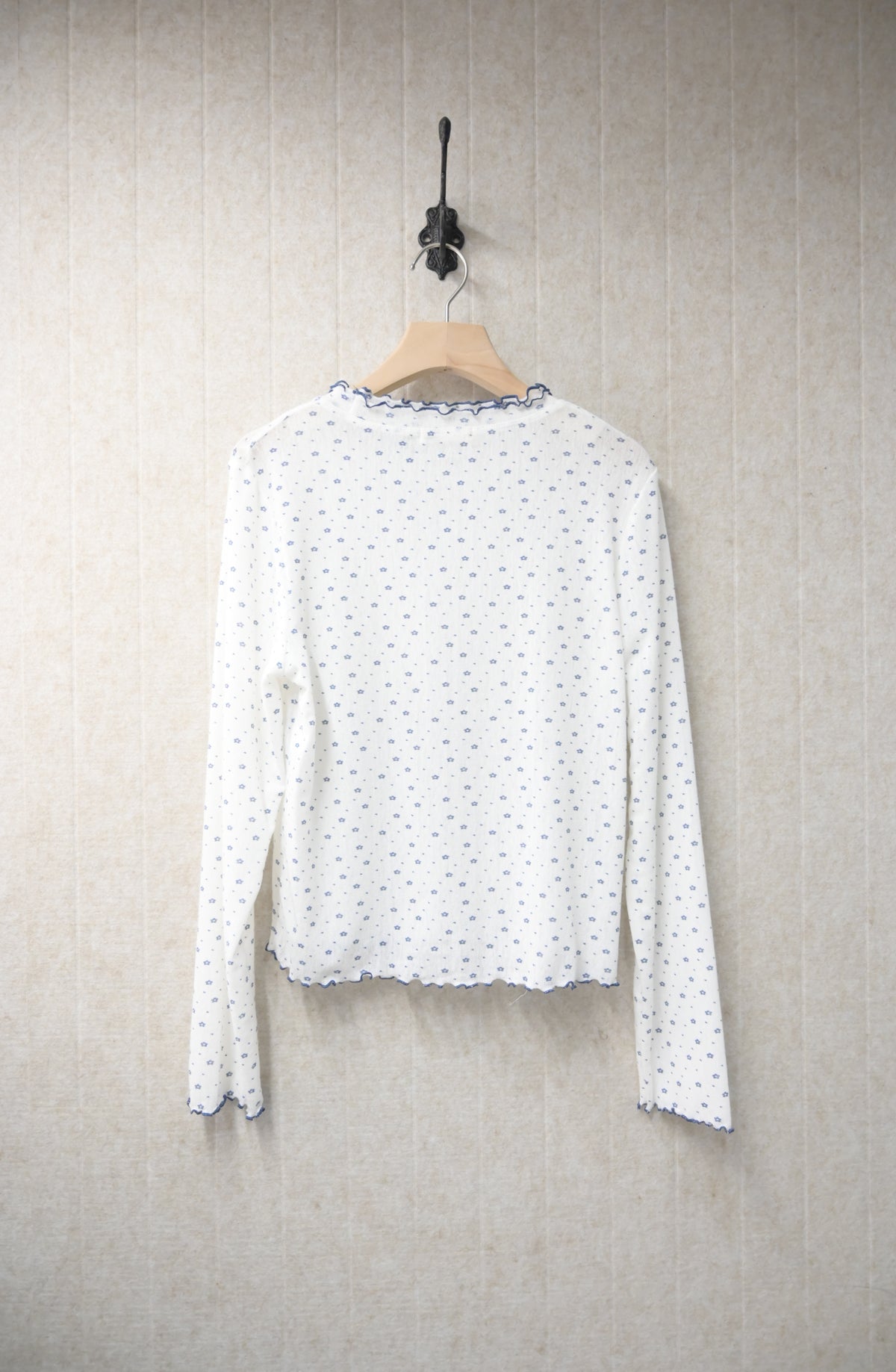 初秋・滿版花仔親膚上衣 2色入 1S10933