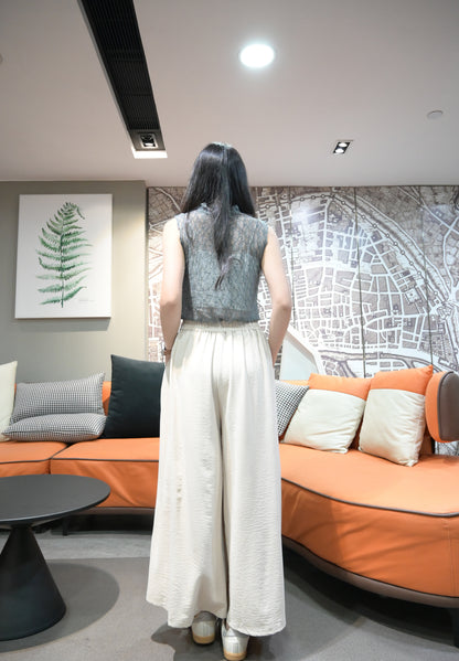 優雅Ruffle領Lace 背心 3色入 S10801