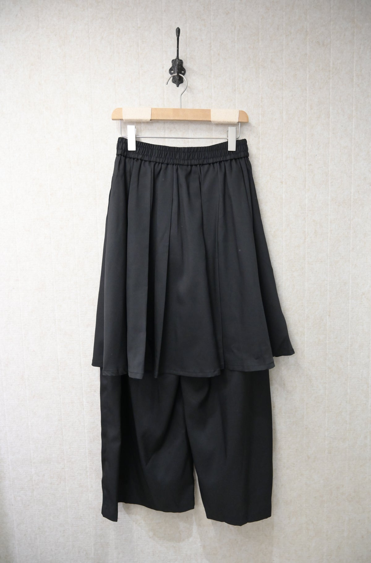 初秋・ 假兩件百褶裙褲 2色入2W11008