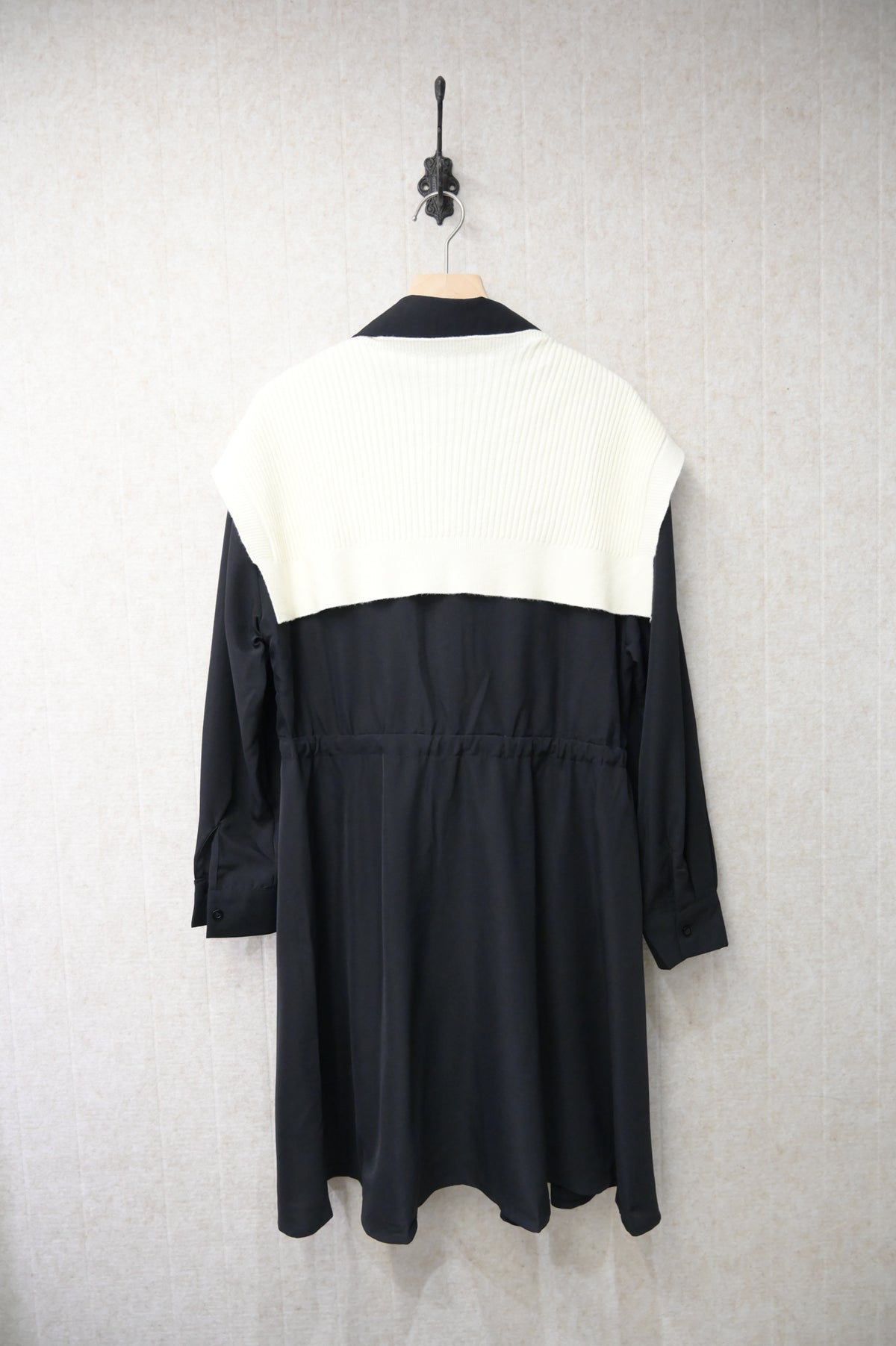 初秋・ 雪紡披肩連身裙 2色入2W61010