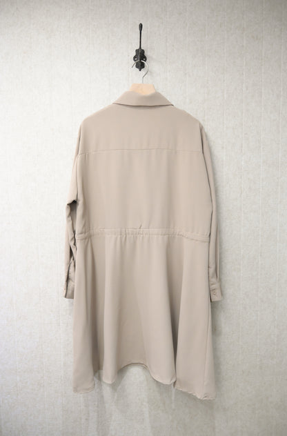初秋・ 雪紡披肩連身裙 2色入2W61010